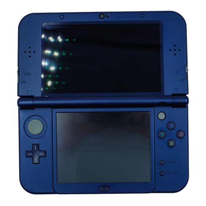 任天堂 New ニンテンドー 3DS LL メタリックブルー RED-001 中古 a1