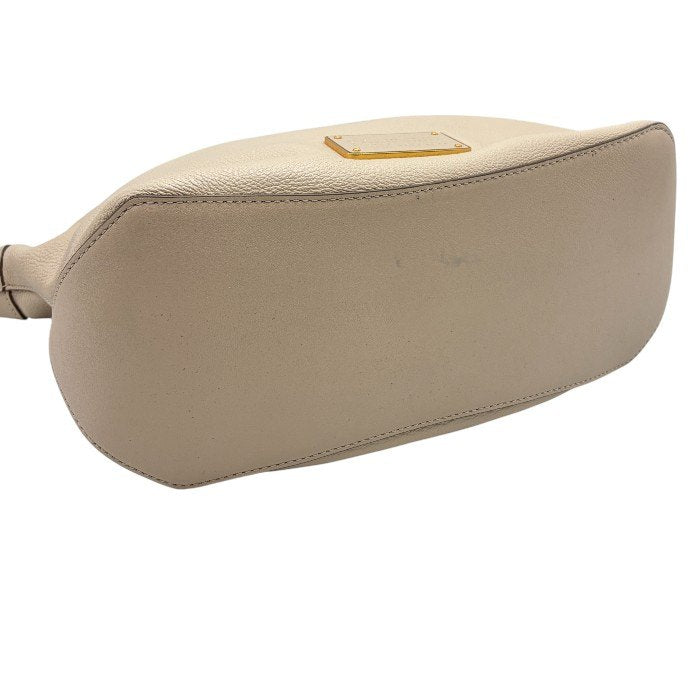 MARC BY MARC JACOBS マーク バイ マーク ジェイコブス レザー ショルダーバッグ ベージュ ハンドバッグ 2WAY 斜め掛け 肩掛け 鞄 ブランド 中古 W４