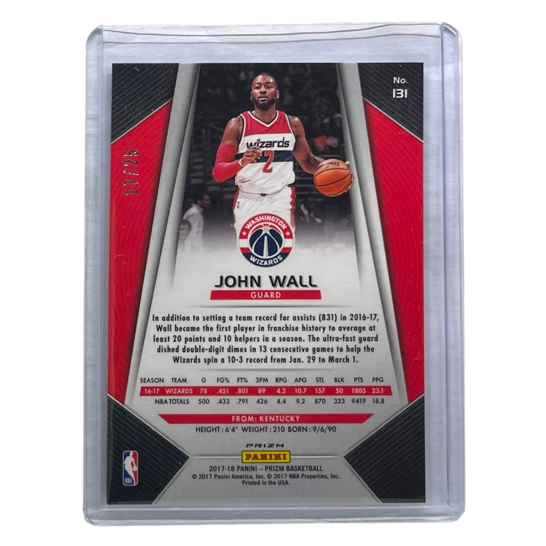 PANINI NBAカード PRIZM JOHN WALL WIZARDS /25 #131 中古 IT2