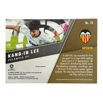 PANINI サッカーカード MOSAIC LALIGA PRIZM KANG-IN LEE VALENCIA #15 中古 IT2