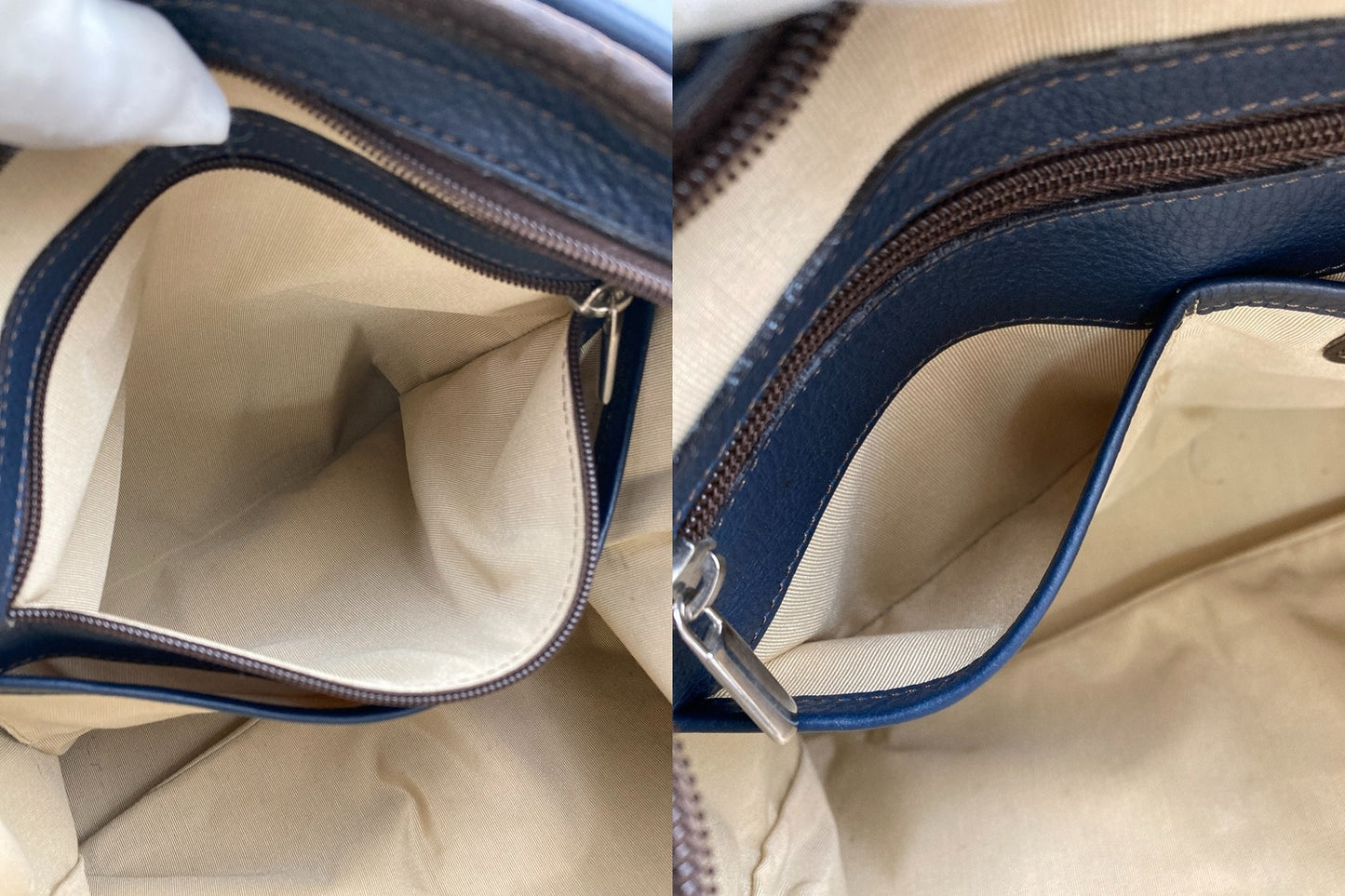 BURNEYS NEWYORK バーニーズニューヨーク レザー ２WAY ショルダーバッグ 中古 D4