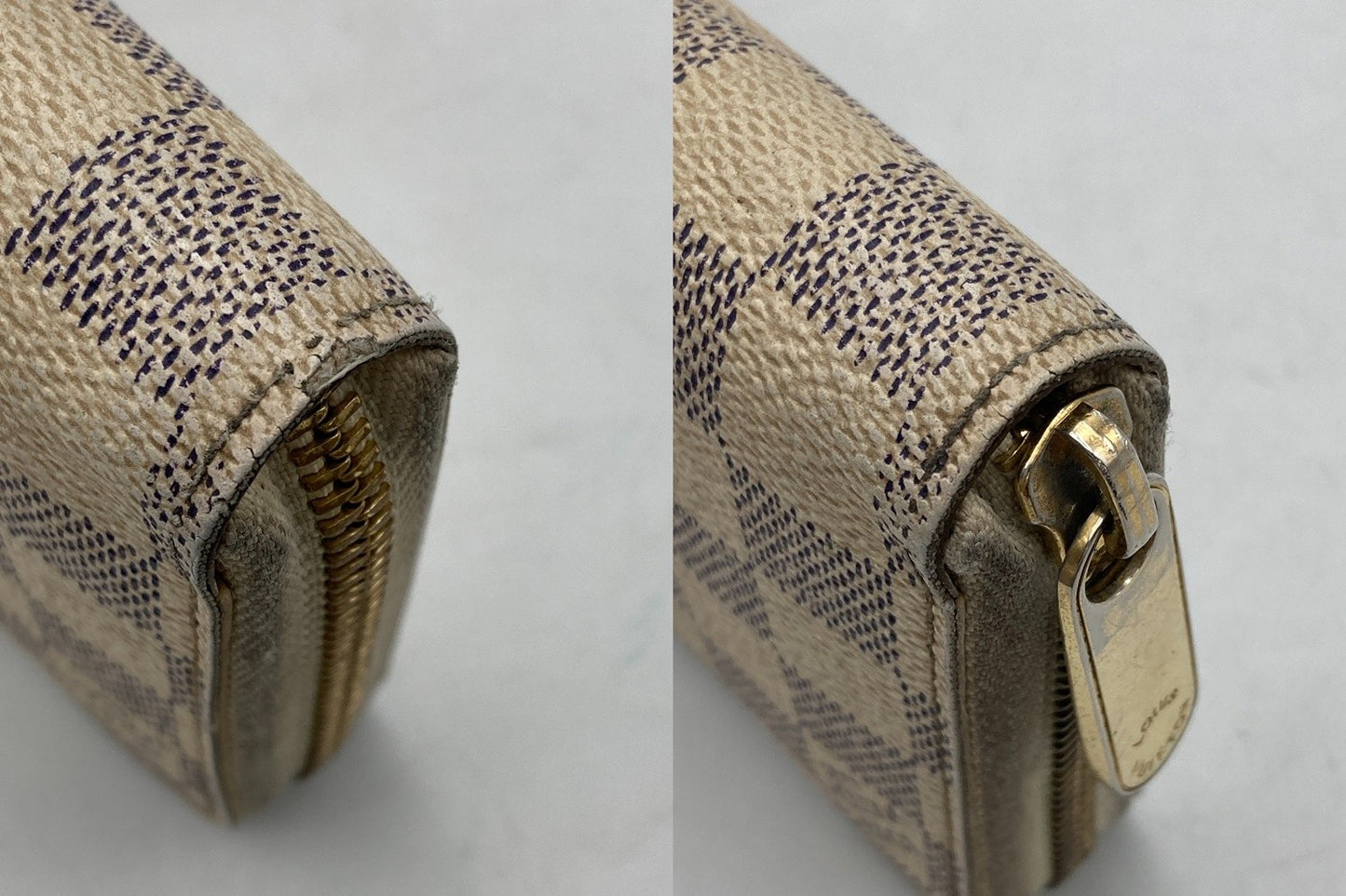 LOUIS VUITTON ルイヴィトン ジッピーウォレット ダミエアズール N41660 中古 D4