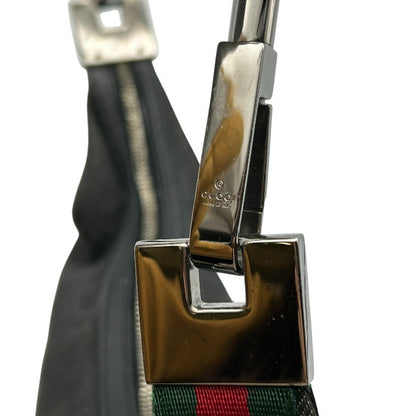 GUCCI グッチ シェリーライン デニム ワンショルダー バッグ 01234 002122 鞄 肩掛け レザー キャンバス ブランド 中古 W1