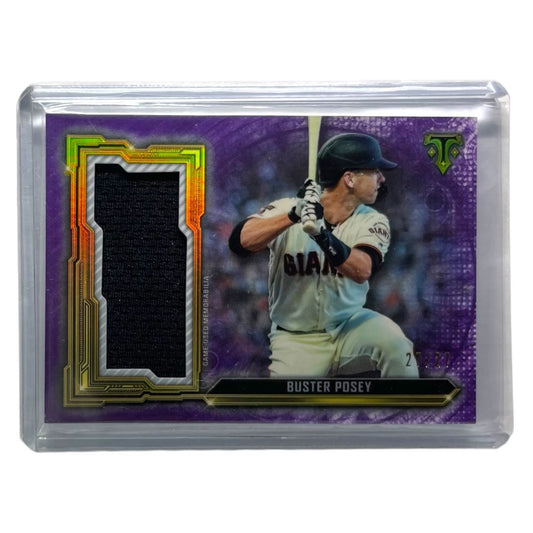 TOPPS MLBカード TRIPLE THREADS BUSTER POSEY SAN FRANCISCO GIANTS /27 #SJR-BPO 中古 IT2
