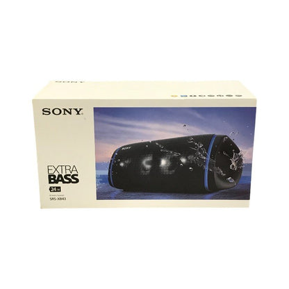 SONY ソニー ワイヤレス ポータブル スピーカー ブラック 充電式 高音質 重低音 縦置き ファブリック素材 Bluetooth SRS-XB43 中古 T1