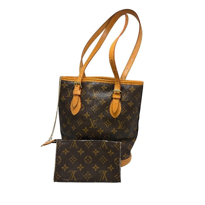 LOUIS VUITTON ルイヴィトン バケットPM モノグラム M42238 ポーチ付き ブランド レディース トートバッグ 鞄 中古 W1