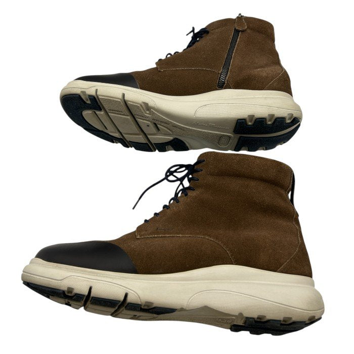 Salvatore Ferragamo サルヴァトーレ フェラガモ スエード ハイカット スニーカー 7.5(約25.5cm) 靴 シューズ メンズ ブラウン 中古 W4