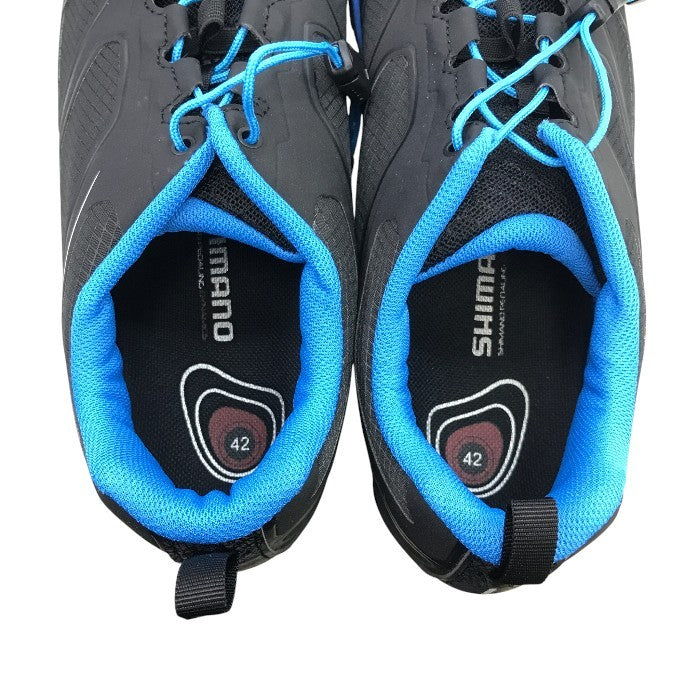 SHIMANO(シマノ) SPDシューズ メンズ オールシーズン ローカット ブラック 42.0/26.5cm SH-CT71L 中古 M1