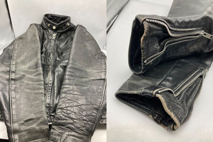 Schott ショット シングルライダース レザージャケット ボアライナー付 07203 サイズ36 中古 D4