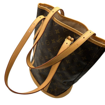 LOUIS VUITTON ルイヴィトン モノグラム バケットGM M42236 ブランド 鞄 バッグ レディース おしゃれ 中古 W1