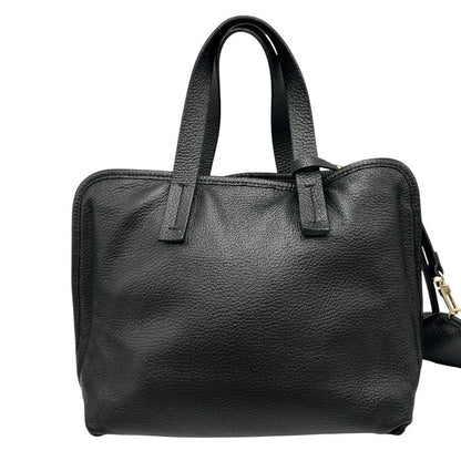IACUCCI イアクッチ リバーシブル バッグ ブラック 鞄 レディース レザー 本革 ボア 中古 W４