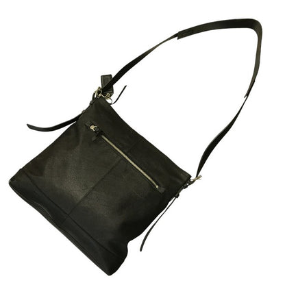 COACH コーチ ショルダーバッグ メンズ レザー 斜め掛け クロスボディ ブラック 70308 中古 T1