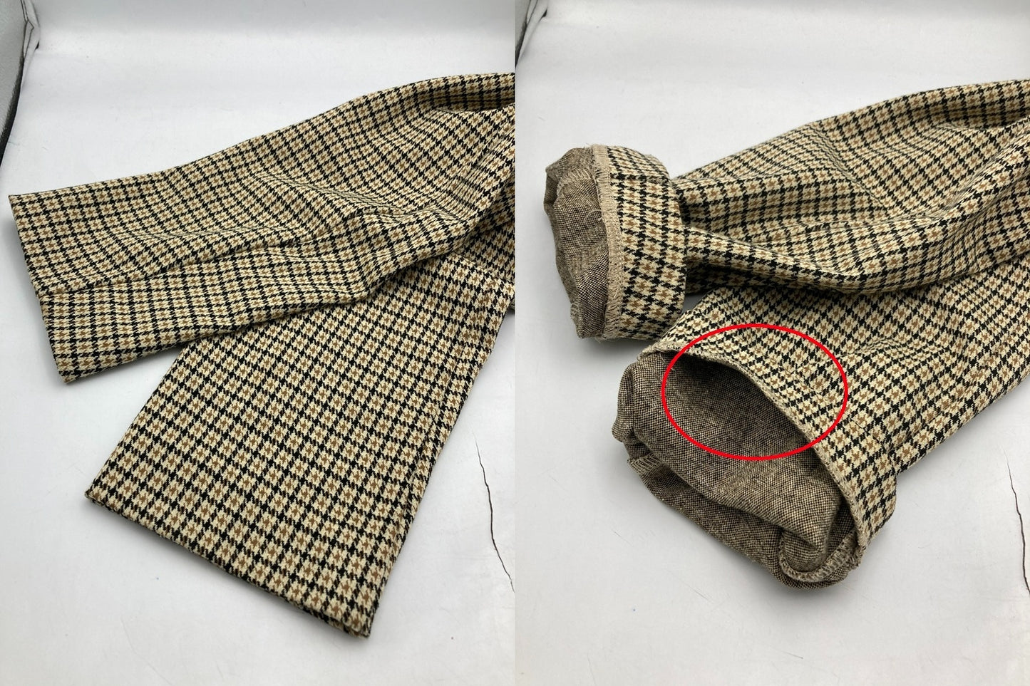 UNITED COLORS OF BENETTON ベネトン ガンクラブチェック セットアップ サイズXL メンズ 中古 D4