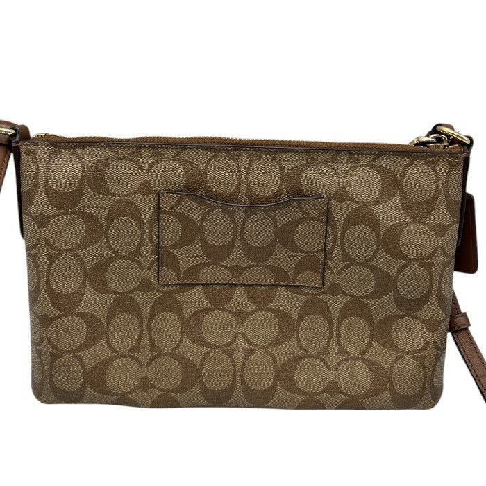 COACH コーチ シグネチャー ショルダーバッグ ブラウン F58316 鞄 ブランド 斜め掛け 肩掛け レディース 中古 W４