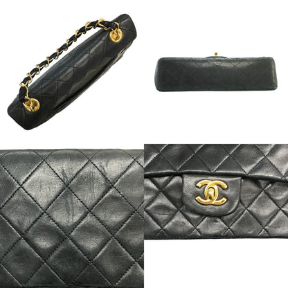 CHANEL シャネル マトラッセ25 ハンドバッグ レディース チェーン ゴールド金具 ヴィンテージ 80年代 ブラック 中古 T1