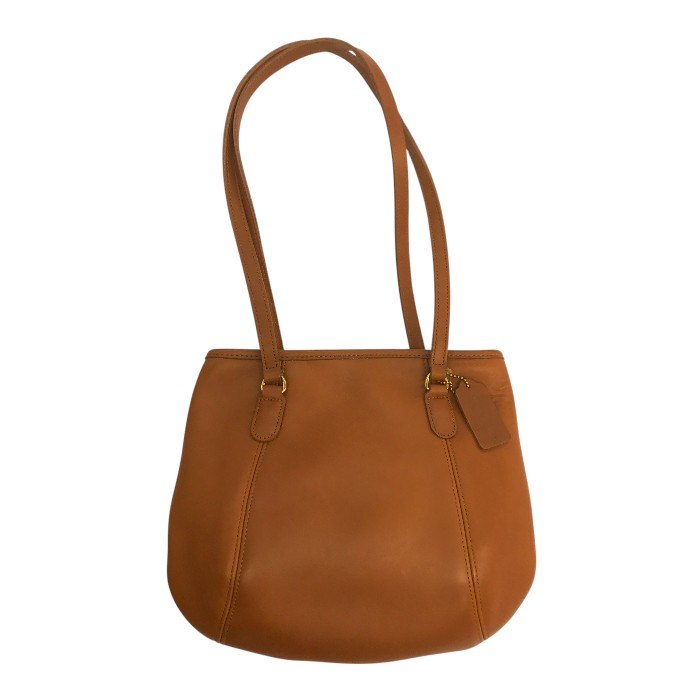 COACH コーチ ショルダーバッグ レディース レザー オールド バネ口 トート ブラウン 9996 中古 T1