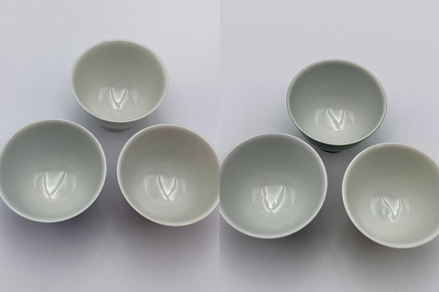 平安春峰 六色 煎茶器 中古 D4