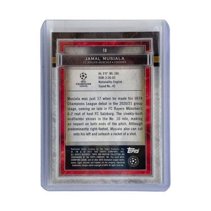 TOPPS サッカーカード MUSEUM COLLECTION JAMAL MUSIALA BAYERN MUNCHEN #10 中古 IT1