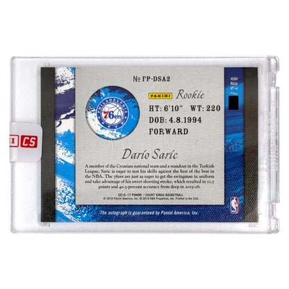 未開封品 PANINI NBAカード COURT KINGS DARIO SARIC PHILADELPHIA 76ERS /200 #FP-DSA2 中古 IT1