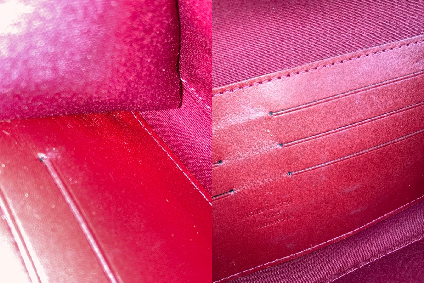 LOUIS VUITTON ルイヴィトン モノグラムヴェルニ サンセット・ブルーバード M93543 訳アリ 中古 D4