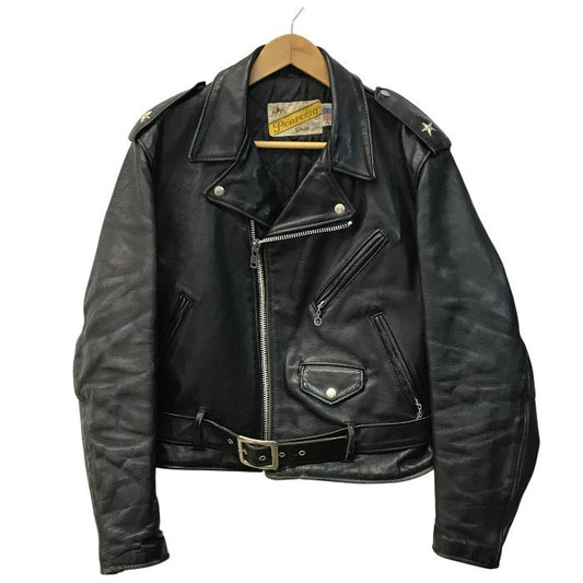 Schott ショット Perfecto ワンスター ライダースジャケット メンズ レザー ダブルブレスト 70s ヴィンテージ ブラック 42サイズ 中古 T1