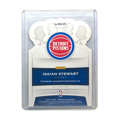 PANINI NBAカード CROWN ROYALE ISAIAH STEWART DETROIT PISTONS /75 #RCA-STE 中古 IT2
