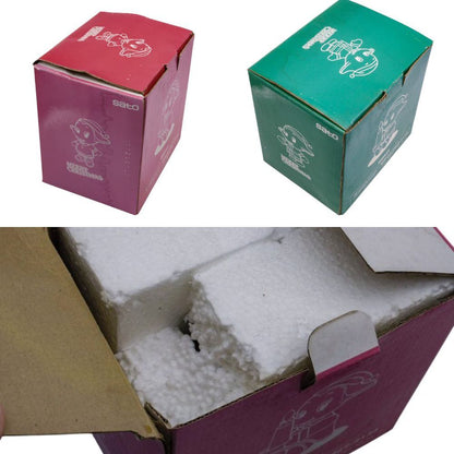 株式会社ニットー サトちゃん サトコちゃん キャンドルスタンド 2体セット クリスマス サンタ服 佐藤製薬 sato 中古 a1