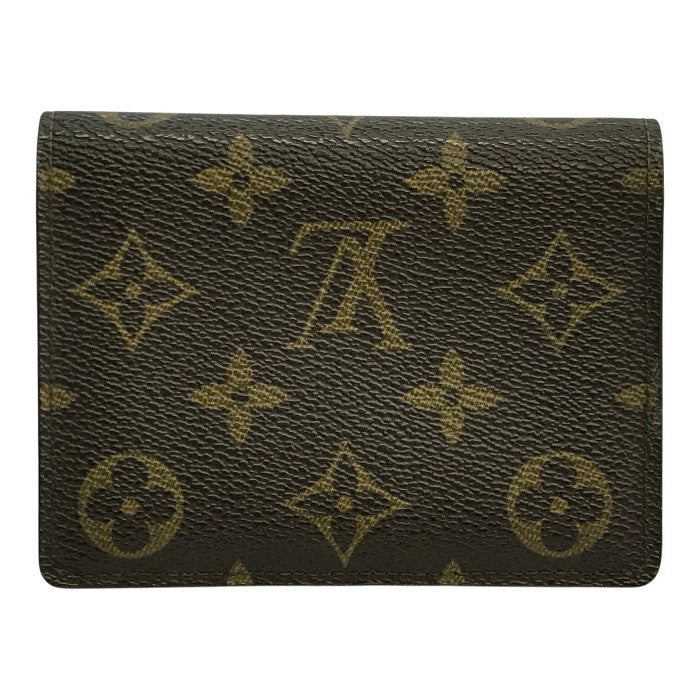 LOUIS VUITTON ルイヴィトン モノグラム ジャポンサンガプール パスケース ユニセックス 定期入れ カードケース ブラウン M60530 中古 T1