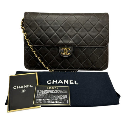 CHANEL シャネル 旧マトラッセ バッグ ブランド レザー 鞄 ショルダー レディース 中古 W４