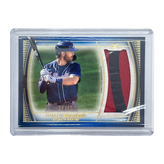 TOPPS MLBカード DEFINITIVE COLLECTION DANSBY SWANSON ATLANTA BRAVES 24/30 #DJR-DS 中古 IT1