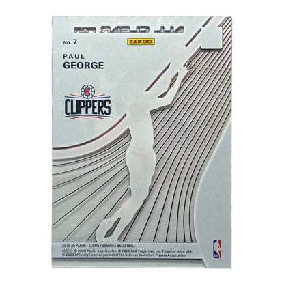 PANINI NBAカード CLEARLY DONRUSS PAUL GEORGE CLIPPERS #7 中古 IT2