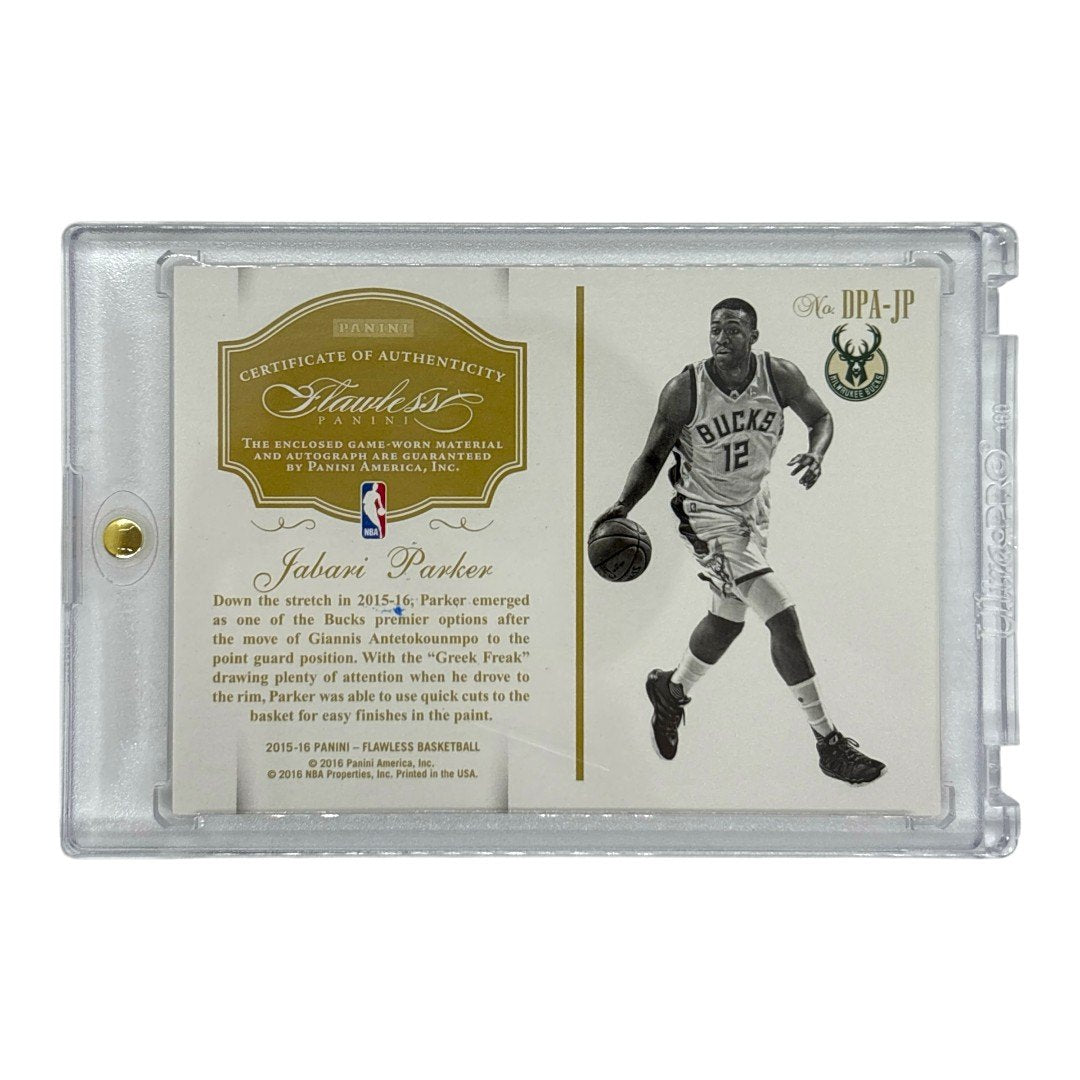 PANINI NBAカード FLAWLESS JABARI PARKER BUCKS 08/15 #DPA-JP 中古 IT1