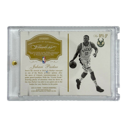 PANINI NBAカード FLAWLESS JABARI PARKER BUCKS 08/15 #DPA-JP 中古 IT1