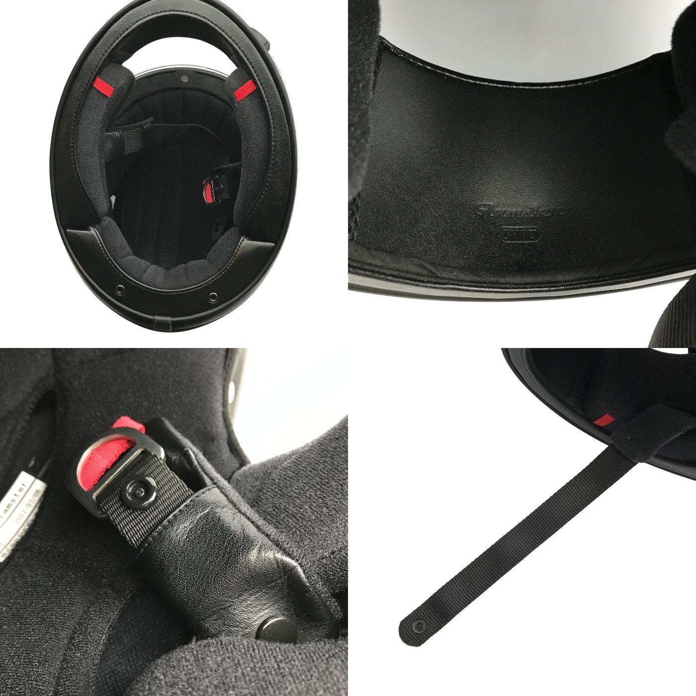 SHOEI Glamster CHEETAH CUSTOM CYCLES ヘルメット フルフェイス PSC バイク 限定モデル チーターカスタムサイクルズ ブラック Lサイズ 中古 T1