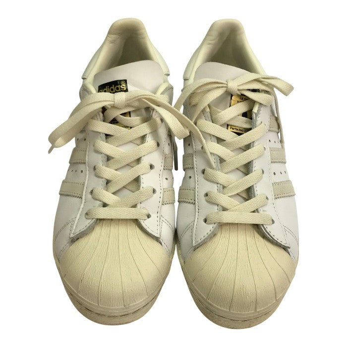 adidas × URBAN RESEARCH DOORS スーパースター スニーカー レディース ローカット SUPERSTAR シンプル ホワイト 24.0cm ID5113 中古 T1
