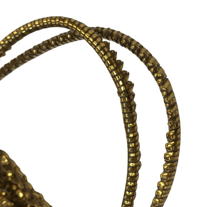 ANTEPRIMA アンテプリマ ワイヤーバッグ レディース レザーフラワー 花柄 ミニサイズ トート ブラウン 中古 T1