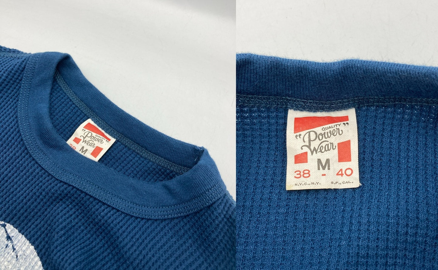 FREEWHEELERS フリーホイーラーズ POWER WEAR "Hello There" クルーネック サーマル  ロングスリーブ サイズM 中古 D4