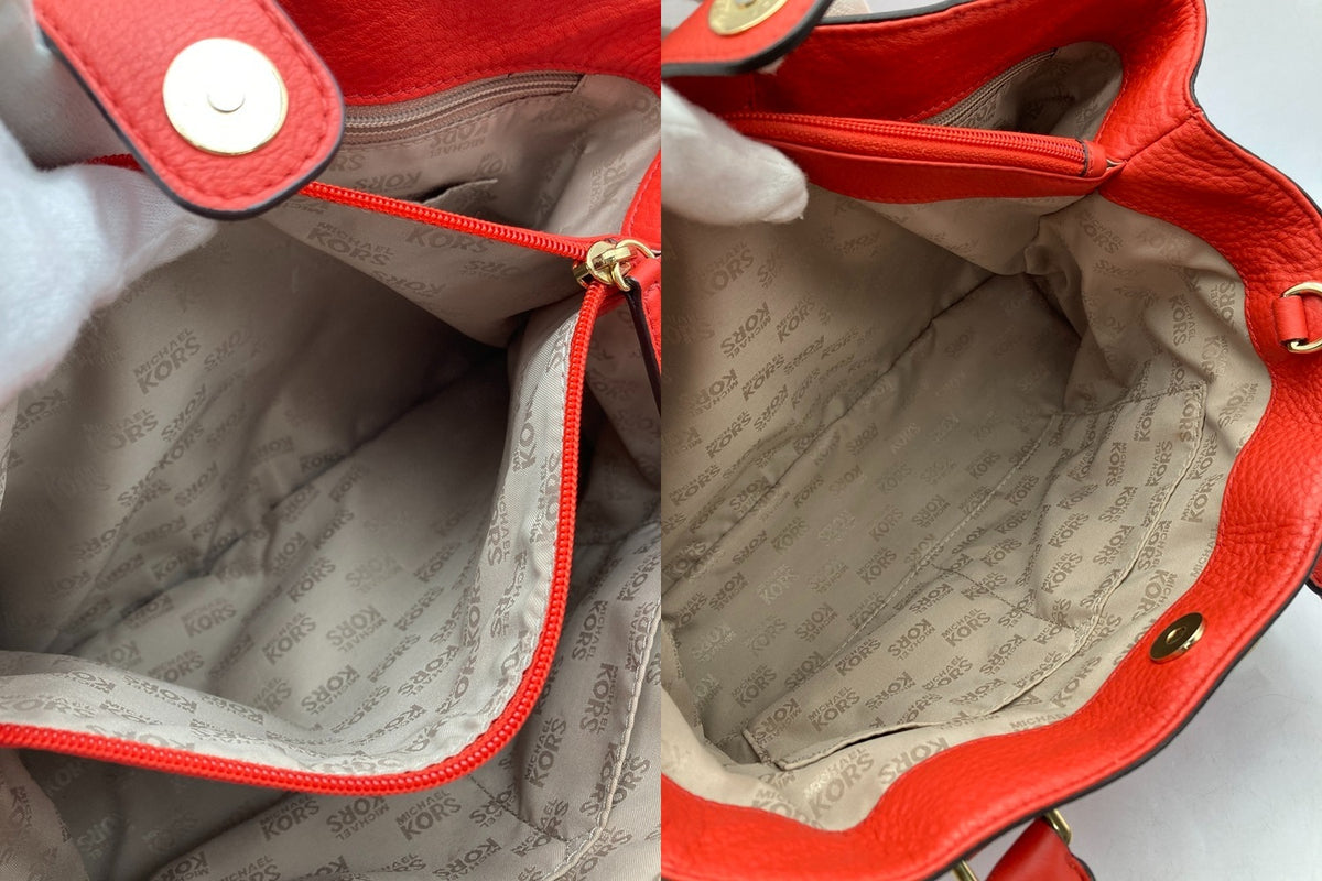 MICHAEL KORS マイケルコース レザー 2WAY ショルダーバッグ 35H3GBFT2L 中古 D4