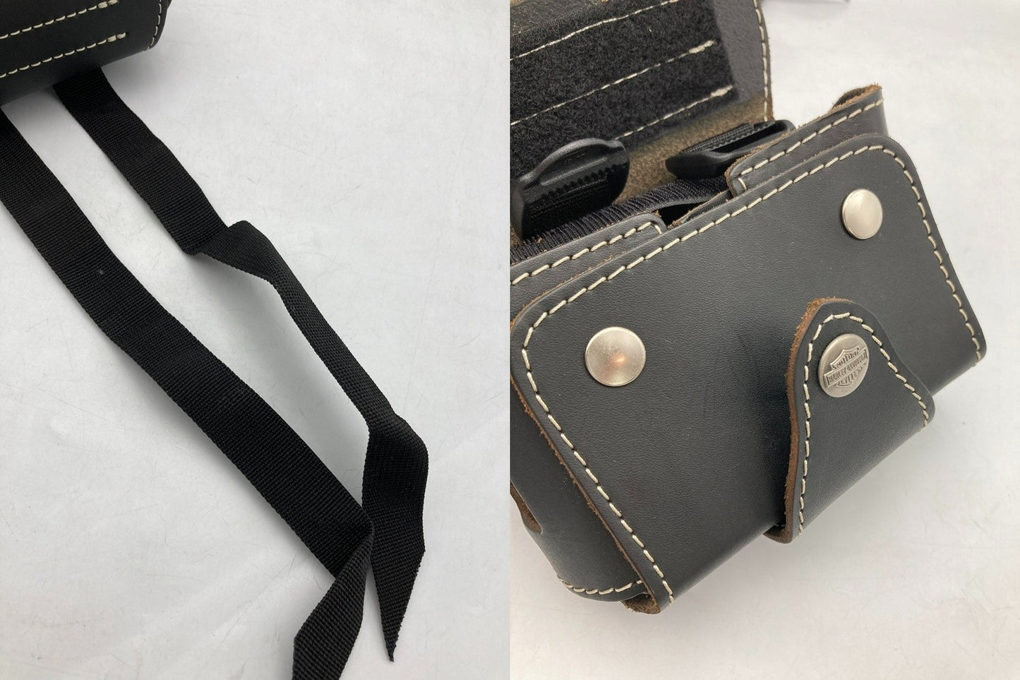HARLEY DAVIDSON ハーレーダビッドソン レザー ETCケース 中古 D4