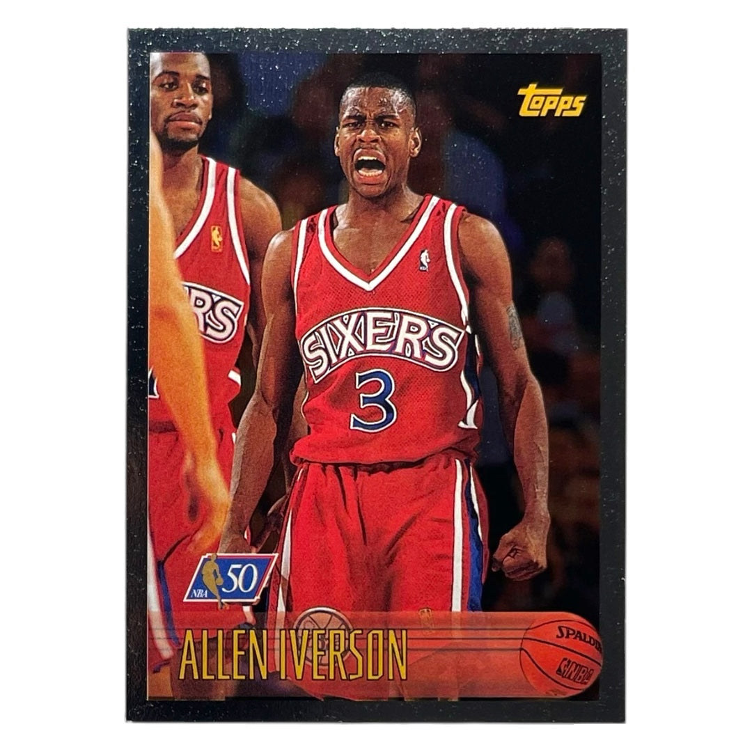 TOPPS NBAカード CHROME ALLEN IVERSON PHILADELPHIA 76ERS #171 中古 IT2