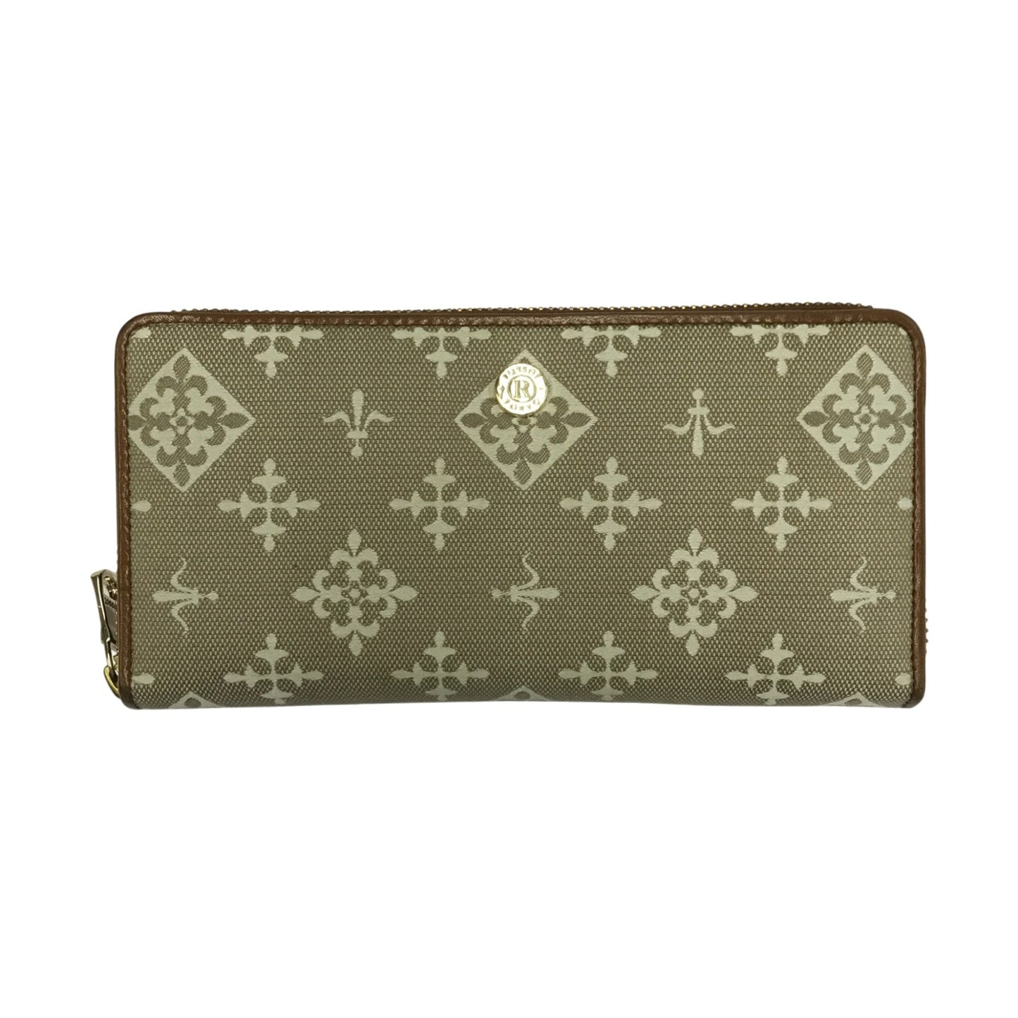 russet ラシット 長財布 レディース ラウンドジップ 三層式小銭入れ 収納大 ベージュ 中古 T1