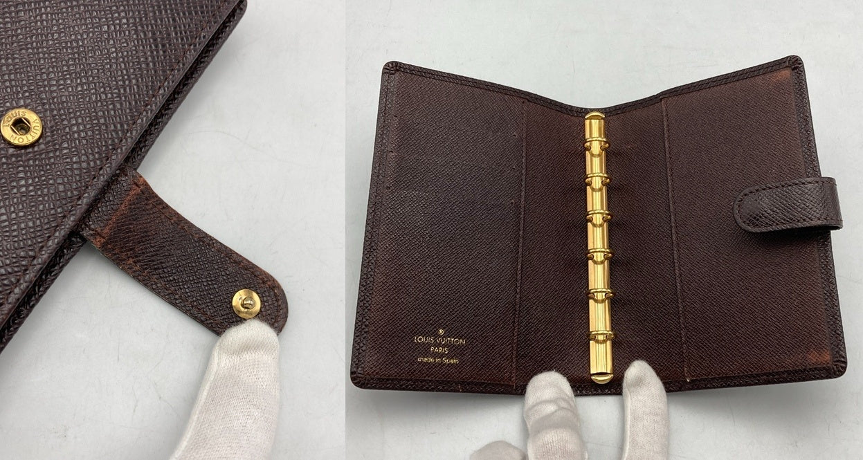 LOUIS VUITTON ルイヴィトン タイガ アジェンダPM 手帳カバー R20416 中古 D4