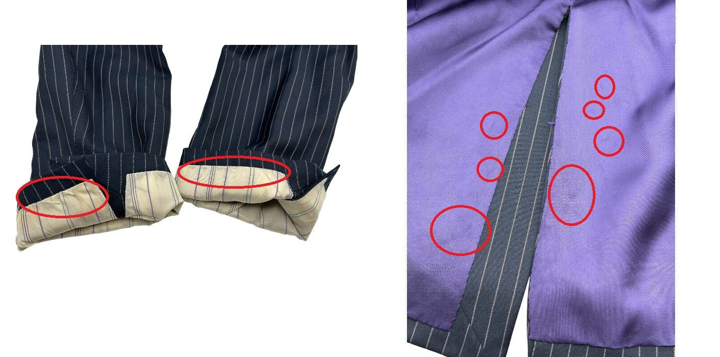 Paul Smith ポールスミス PL-HK52012 XL ジャケット スーツ メンズ ビジネス ストライプ 中古 W４