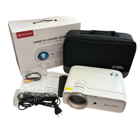 VANKYO バンキョー プロジェクター GC333 LEISURE 430 家電 映像 ミラーリング 家庭用 中古 W４