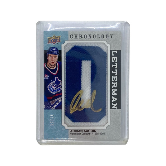 UPPER DECK NHLカード CHRONOLOGY ADRIAN AUCOIN VANCOUVER CANUCKS 12/20 #L-VA-AA 中古 IT2