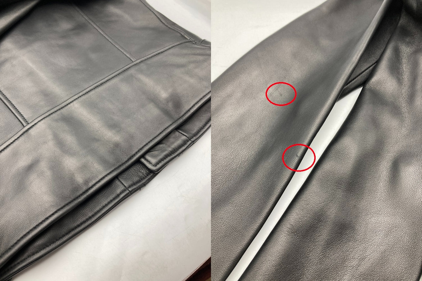 LE CIEL BLEU ルシェルブルー ラムレザー ダブルライダース ジャケット 19S64002-1 サイズ36 レディース 中古 D4