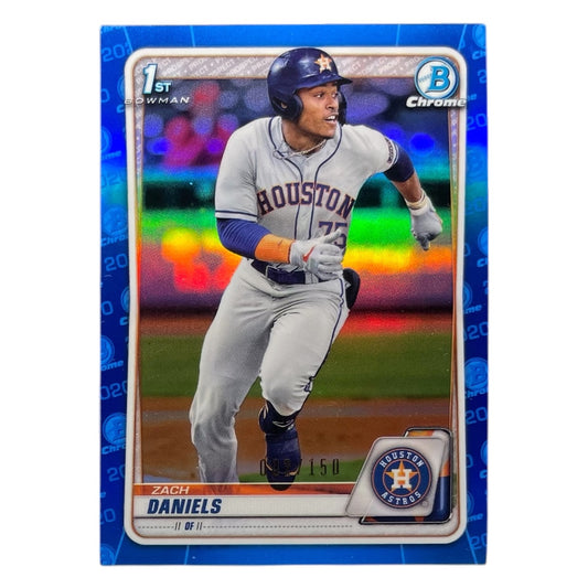 TOPPS MLBカード BOWMAN CHROME 1ST ZACH DANIELS HOUSTON ASTROS /150 #BD-133 中古 IT2