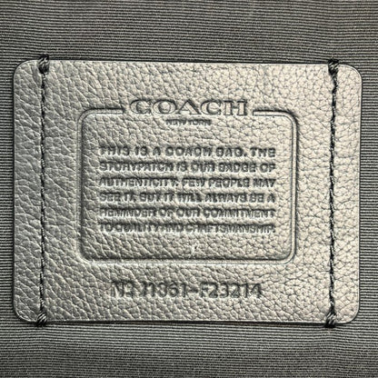 COACH コーチ レザー リュックサック F23214 バックパック ブランド メンズ 本革 ブラック ネイビー 通勤 中古 W４