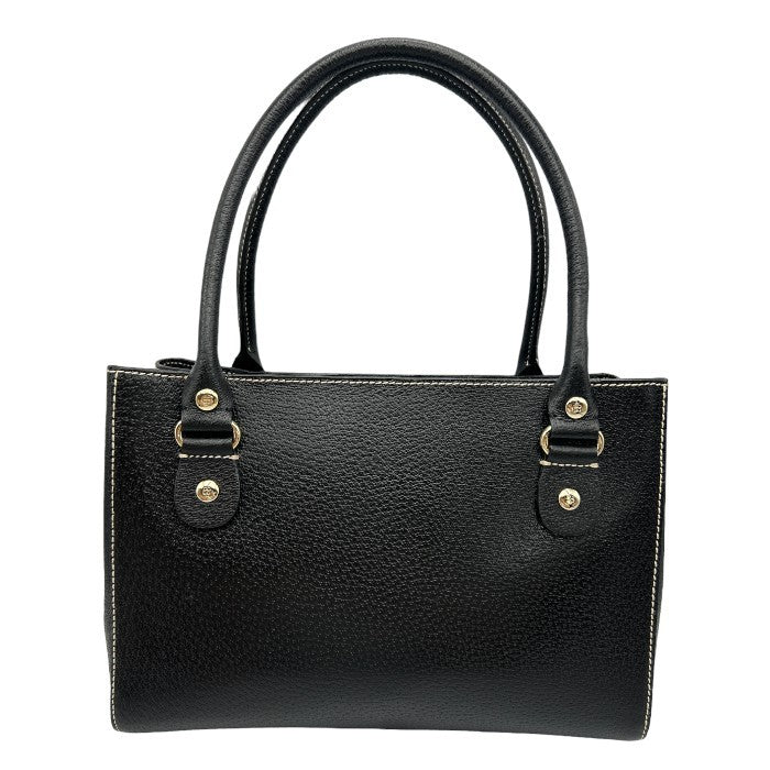 kate spade ケイトスペード スクエア トートバッグ 鞄 レディース ブラック レザー かわいい 中古 W４