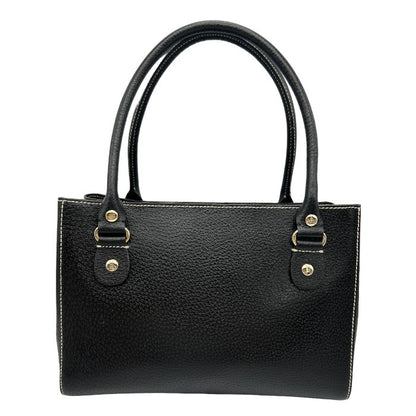 kate spade ケイトスペード スクエア トートバッグ 鞄 レディース ブラック レザー かわいい 中古 W４